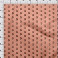 thumbnail image 3 of oneOone Cotton Poplin Fabric Floral Block Printed Fabric 1 Yard 42 Inch Wide, 3 of 4