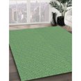 thumbnail image 3 of Ahgly Company Machine Washable Indoor Square Transitional Green Area Rugs, 5' Square, 3 of 7
