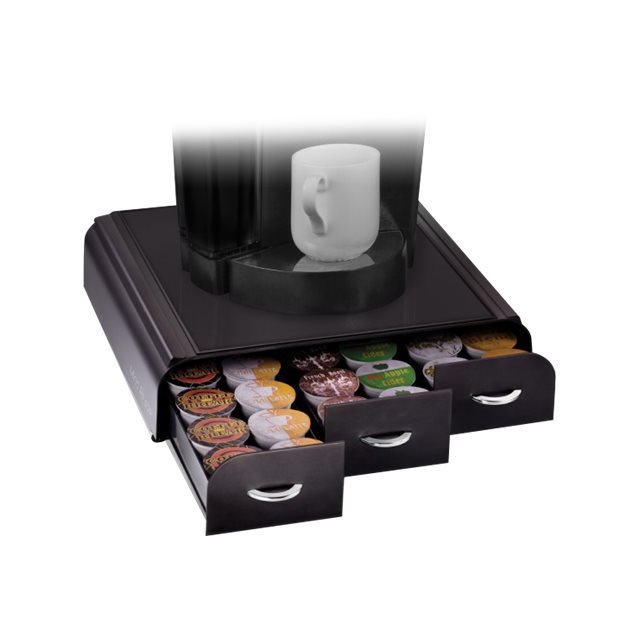 Mind Reader Anchor TRY3PC-BLK - Tiroir à Dosettes - pour machine à Café - Noir