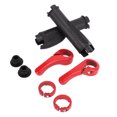 thumbnail image 4 of Poignées de Guidon de Vélo Design Ergonomique Antidérapant Confortable Durable Corne en Caoutchouc Rouge, 4 of 10