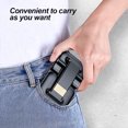 thumbnail image 4 of Phone Holder Foldable Adjustable Desktop Portable Phone Stand Adjustable Phone Stand Plastic Portable Mobile Bracket, Black, 4 of 6