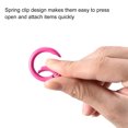 thumbnail image 4 of Unique Bargains Round Spring O Rings, 27mm/ 1.06' Trigger Buckle Snap, Carbon Steel Pink, 4 Pack, 4 of 5