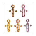 thumbnail image 4 of 10 Ensembles de Fleurs Hawaïennes Lois Tropicales Luau Fournitures de Fête de Hula Guirlandes Colliers Bracelets pour Décorations Hawaïennes, 4 of 7