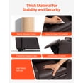 thumbnail image 4 of VEVOR Fauteuil Inclinable pour Enfants en Cuir PU, Fauteuil Inclinable pour Tout-Petits avec Porte-Gobelet (Brun), 4 of 9