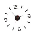 thumbnail image 2 of DIY Wall Clock 40cm Small Black Modern Simple European Style Silent Acrylic Frameless DIY 3D Wall Clock, 2 of 9