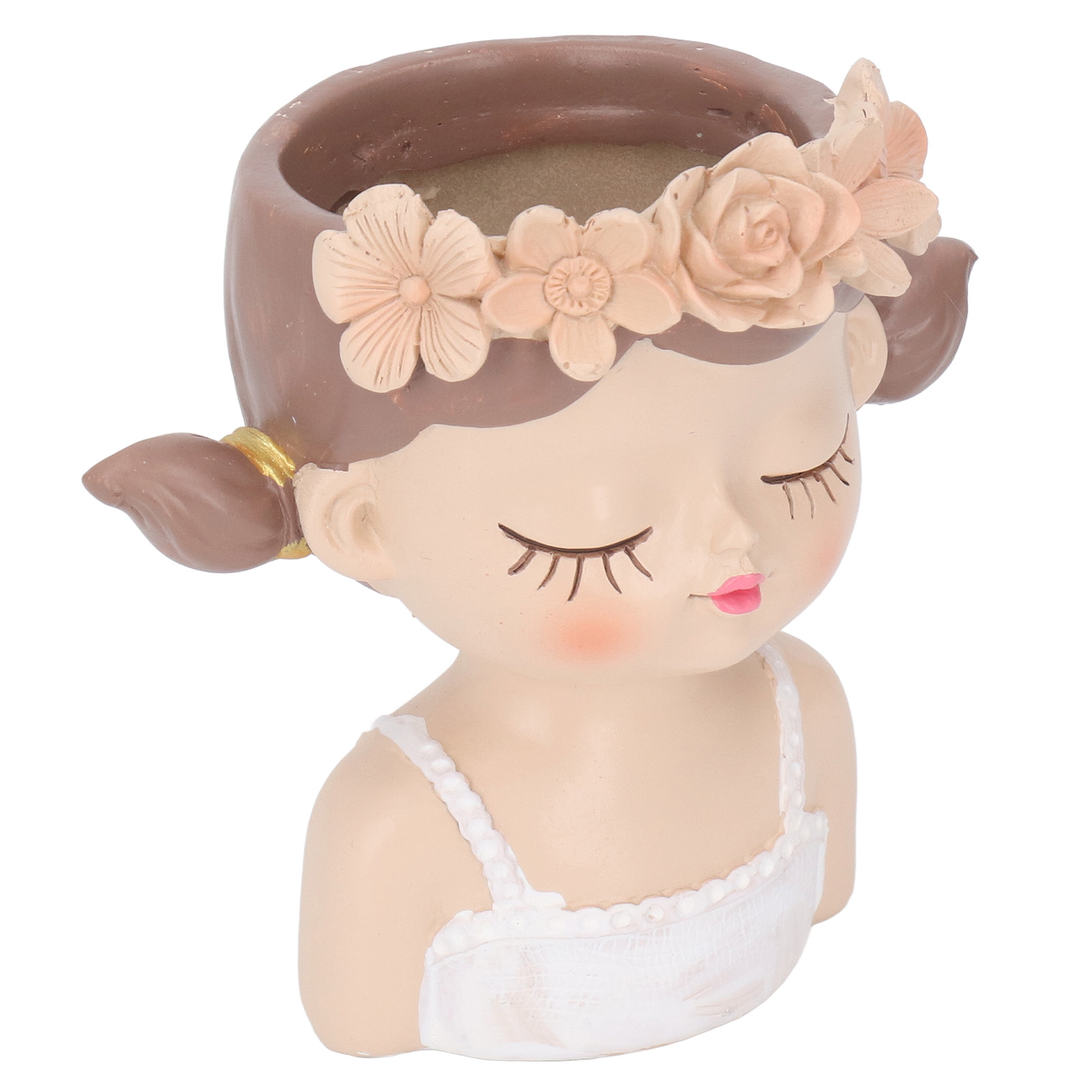 Girl Planter Pot,Girl Flower Pot Cute Plant Pot Face Planter Pot Built for Professionals