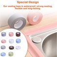 thumbnail image 2 of Sealing Strips PVC Colorful Wall Sticker Smooth Self Adhesive Tape Toilet Corner Windows Bathroom Kitchen Sink Restaurant 3.2m*3.8cm Blue, 2 of 9