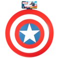 thumbnail image 1 of MARVEL Adult Captain America Shield - 24-Inch Plastic Shield with Elastic Strap Handles, 1 of 3