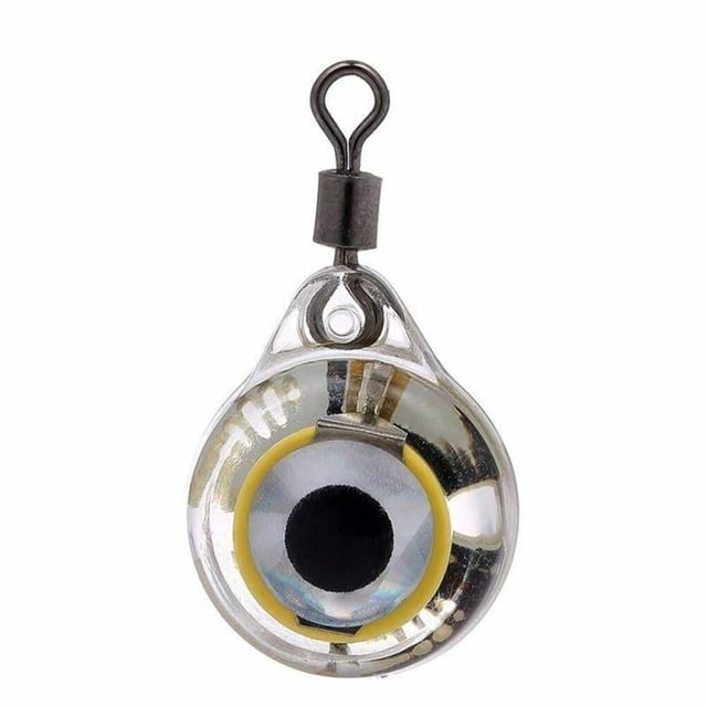 Ruiboury LED Lights Fishing Lure Waterproof Artificial Lures Wear-resistant Seducing Equipment Energy-efficient Underwater Accessory Red 1pcs 1Set