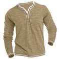 thumbnail image 1 of Birdeem Vintage Chandail Col en V Boutons Unis Manches Longues Blouses & Chemises, 1 of 1