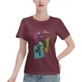 thumbnail image 1 of T-Shirt Basique à Manches Courtes pour Femmes Style de Rue Demon Slayer, 1 of 6