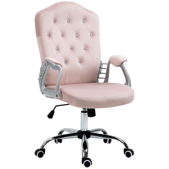 Vinsetto Home Office Chair Height Adjustable Desk Chair with Tilt Function
