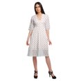 thumbnail image 1 of Moomaya Robe Imprimée Longueur Genou pour Femmes Grande Taille Vêtements Décontractés Tenue d'Été, 1 of 4