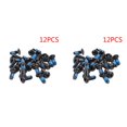 thumbnail image 1 of stanreset 12 Pieces Disc Brake Rotor T25 Screws Steel Levers Road Bikes Mountain Bike Bolts Precision Replacement Parts Outdoor 2PCS, 1 of 6