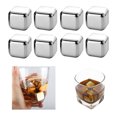 thumbnail image 2 of Glaçons en Acier Inoxydable Pierres de Refroidissement Réutilisables Whisky Vin Non Corrosif Garde Boisson Froide, 2 of 8