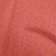 thumbnail image 1 of oneOone Velvet Orange Fabric Asian Block Fabric For Sewing Printed Craft Fabric By The Yard 58 Inch Wide, 1 of 5