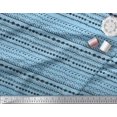 thumbnail image 2 of Soimoi Pink Heavy Satin Fabric Circle & Cross Geometric Printed Fabric 1 Yard 54 Inch Wide, 2 of 4