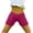 Hot Pink, variant on Shorts for Girls, Girls Casual Spring And Summer Solid Elastic Waist Kids Shorts