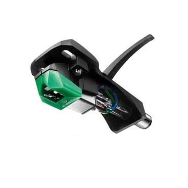 Audio-Technica AT-VM95E Turntable Cartridge, Retail Packaging, with Headshell, for Audio-Technica, Aluminum, (Condition), 1 Count