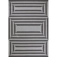 thumbnail image 1 of HomeRoots 352824 5 x 7 ft. UV-Treated Polypropylene Charcoal Area Rug, 1 of 1