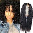 thumbnail image 2 of Peruvian Curly Human Hair Wig Glueless Lace Front Human Hair, 2 of 3