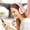 Pink, variant on Over-Ear Headphones Folding Portable, ZZkhGO Hi-Fi Stereo Sound Wired Headphones with Microphone, Soft Padded Headband 40mm Driver for Smartphone Tablet Computer Laptop, Light Blue