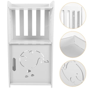 OULII Table de chevet Minimalist moderne Petite chambre à coucher End Table de rangement Blanc Table de nuit pour chambre Dorm