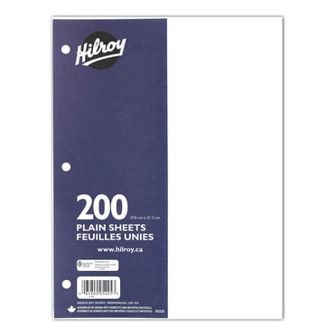 Hilroy®  Refill Paper Plain, 10-7/8 x 8-3/8, 400 Pages