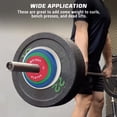 thumbnail image 4 of Yiwa 2 Inch Rubber Coated Strength Training & Barbell Lifting Bumper Plates for Gym, Home, 4 of 6