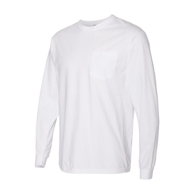Comfort Colors T-Shirt à Manches Longues pour Adulte avec Poche