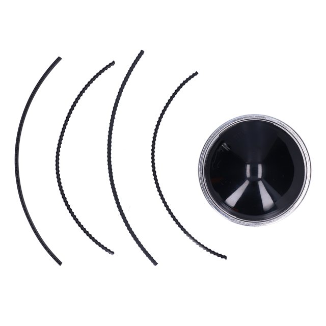 Herwey String Trimmer Head Aluminum Universal 4 Wire Trimmer Head For 40CC Straigh