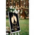 thumbnail image 4 of Darling Souvenir MADE WITH LOVE PersonalizedWelcomeSignFor Bridal Shower,Champagne Glasses,Bridal Shower Collection Great For Your Celebrations- 18x 12, 4 of 5