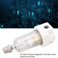 thumbnail image 3 of Air Pressure Regulator, G1/4in Air Filter Easy  High Accuracy Transparent Cup  for Pneumatic Equipment, 3 of 8