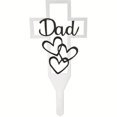 thumbnail image 2 of Metal Cross Stake Hollow Outdoor Decoration Creative Relatives Cemetery Ornament Easy Installation New, 2 of 2