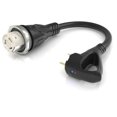 thumbnail image 1 of Furrion LLC Power Cord Adapter FP5030R-SB Pigtail Adapter; Polarized; Black; With LED Power Indicator Ends; With Plug Head Handle Grip, 1 of 2
