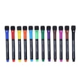 thumbnail image 2 of CaiYueKe 12 Color Magnetic Whiteboard Markers with Eraser Fine Tip Dry Erase Markers for Kids Adults Classroom Office Home School Supplies Board Markers Set, 2 of 9