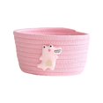 thumbnail image 2 of Home Textile Storage Clearance Small Woven Basket Cute Blue Rope Basket Cotton Basket Room Storage Basket Cute Animal Design, Home Textile Home Textile Storage, 2 of 4