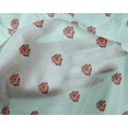 thumbnail image 4 of oneOone Silk Tabby Fabric Floral Block Printed Craft Fabric BTY 42 Inch Wide, 4 of 4