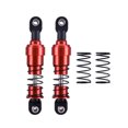 thumbnail image 1 of Xingzhi 2pack/lot Aluminium Big Bore Shocks Oil Damper For 1/10 RC Crawler LCG Cheater Rigs SCX10 TRX4 Front Rear Shock Red 1, 1 of 6