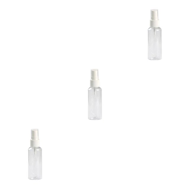 QualitChoice 80ml Portable Travel Transparent Plastic Perfume Empty Small Spray Bottle transparent 60ml 3Set