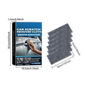 Disposable Auto Paint Scratch Repair Wipe Cloth, Universal Color Safe Car Surface Fine Scratch Remover Cleaning Accessory 6 Pack