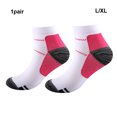 thumbnail image 4 of Baohd 2piece Moisture Wicking And Quick Drying Sports Socks For Women Foot Compression Socks Ankles Socks rose red L/XL 1Set, 4 of 6