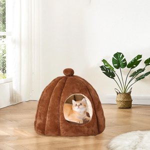 LSLJS Litter Peut être démonté et lavé semi-fermé Pet Villa General Warm House Dog Kennel Pet Supplies, Cat Bed Cave Dormir Place Dog Bed Mats