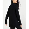 thumbnail image 5 of bar III Womens Zipper Tunic Sweater, Black, Small, 5 of 5