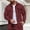 c02Red, variant on LNWUY Mens Casual Shirt Jacket Multi Pocket Button Down Waffle Jacket Long Sleeve Sweater Jackets Quilted Shacket Overshirt Brown XXXL