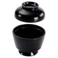 thumbnail image 4 of GROWTH TANK Miso Soup Bowl Kitchen Multipurpose Tableware for Instant Noodle Fruit Ramen solid black, 4 of 9