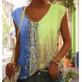thumbnail image 4 of Birdeem Womens Summer Casual Design V-Neck Button Print Undershirt, 4 of 6