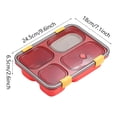 thumbnail image 1 of Pompotops Children's Bento Box Soup Box Set Sealed Leakproof Bento Box Bento Clearance, 1 of 2
