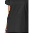 thumbnail image 2 of Maevn EON Women's COOLMAX V-Neck Mesh Panel Scrub Top, Solid, 2 of 2