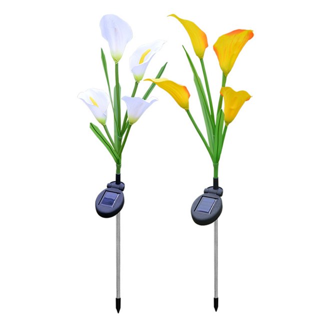 LCXmlly Waterproof Garden Lamp Auto On/Off Solar Garden Lights Waterproof Color Changing Light for Landscaping
